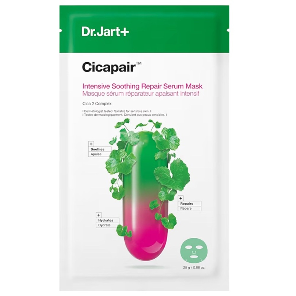 Dr. Jart+ Cicapair Soothing Serum Mask - Green and Pink